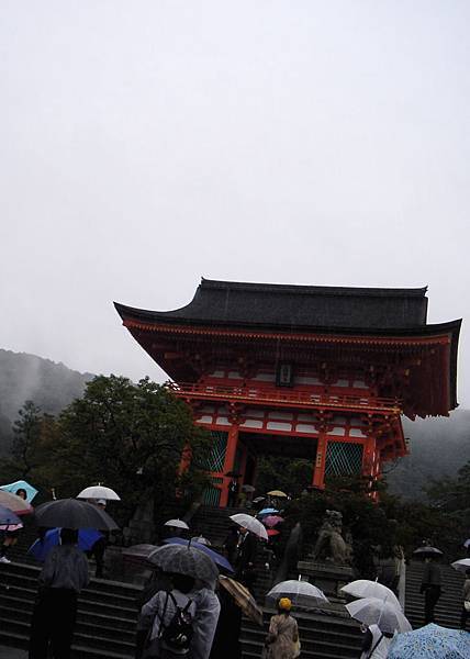 雨中的清水寺