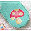 櫻花蘑菇印染書籤-3