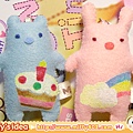 蛋糕熊與彩虹兔手機吊飾-3