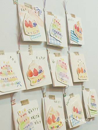初秋結業_生日蛋糕卡2 初秋結業_生日蛋糕卡2