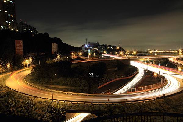 關渡大橋夜色