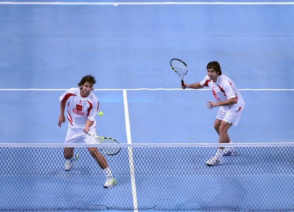 Iker-Rafa慈善賽-20081216-Nadal-Raul雙打