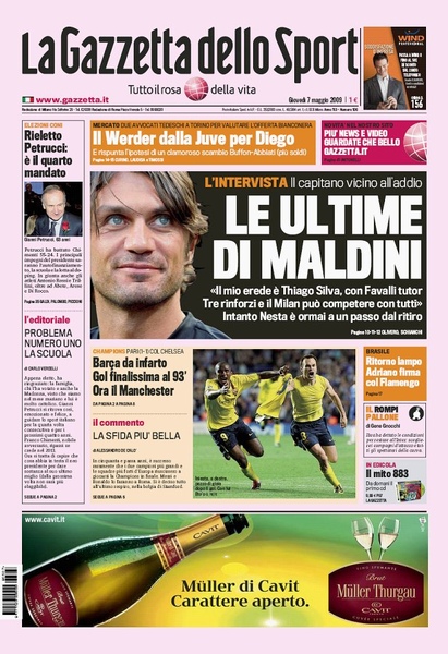 米蘭體育報-20090507-maldini-cover.jpg