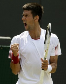 2009溫布頓-0624-Djokovic-吼叫4s.jpg