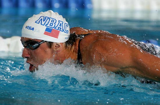 MichaelPhelps-20090709-全美選拔賽-100蝶式創世界紀錄.jpg