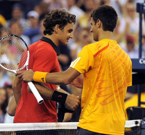 USopen20090914-Djokovic-Federer-賽後致意.jpg