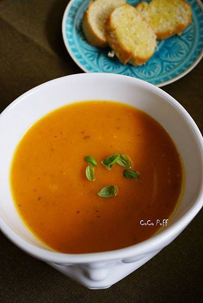 秋季, 南瓜濃湯配烤麵包 Pumpkin Soup with Croutons DSC01932