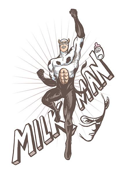 MILK MAN T-shirt OK