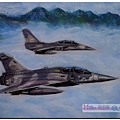粉彩 新竹幻象戰機Mirage 2000-5