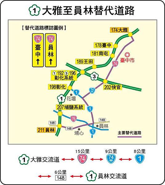 國道替代道路圖-3