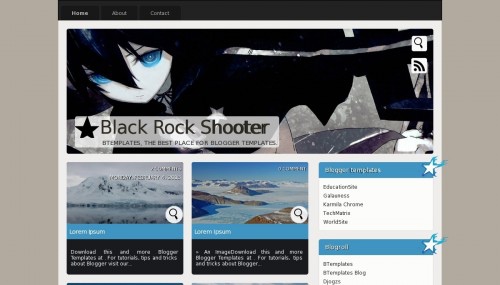 black-rock-shooter-blogger-template