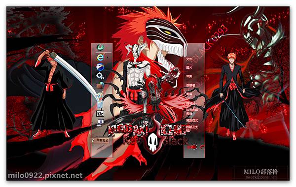 Bleach Ichigo Curosaki Red Black  milo0922.pixnet.net__026__026