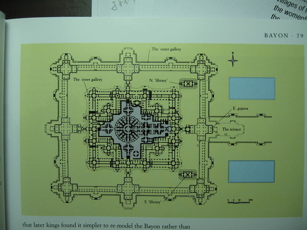 Bayon巴揚廟平面圖