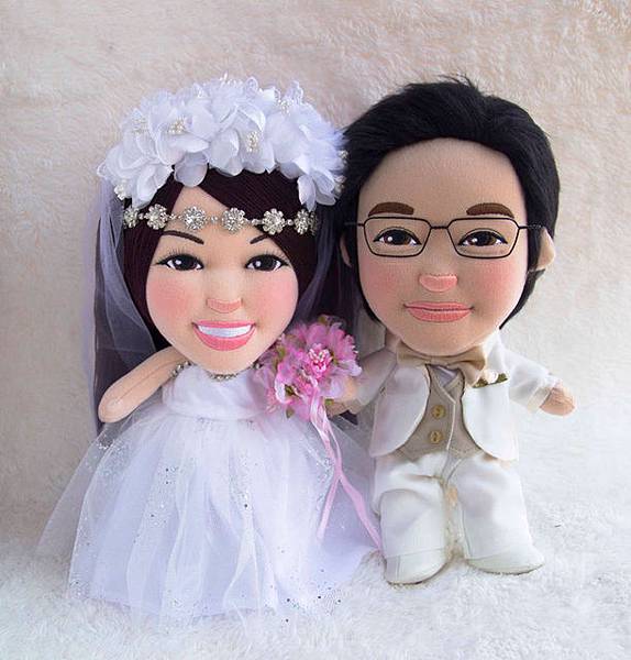 Rachel+Nevil- 婚禮公仔娃娃