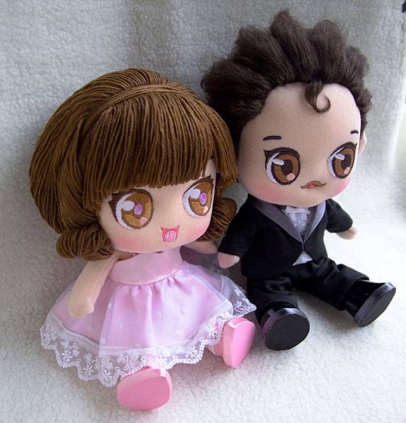 常宇傑+夏樂蒂  漫畫、卡通布公仔