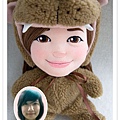 珊口百惠 來相訂造 個人布公仔