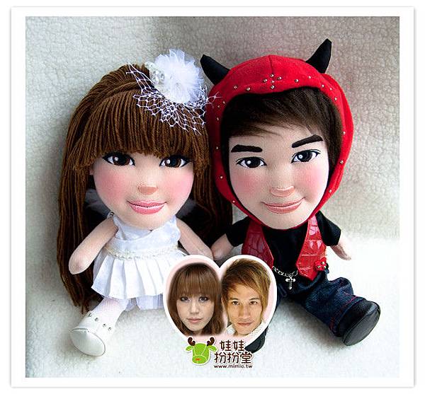 少爺+小狐狸娃娃 客製化布公仔