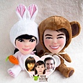 可愛動物公仔~Pon-Pon+Hun-Hun娃娃