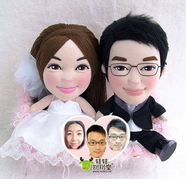 marco+elsie- 婚禮公仔娃娃