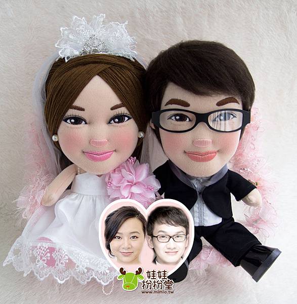 Vinces+Elaine- 婚禮公仔娃娃