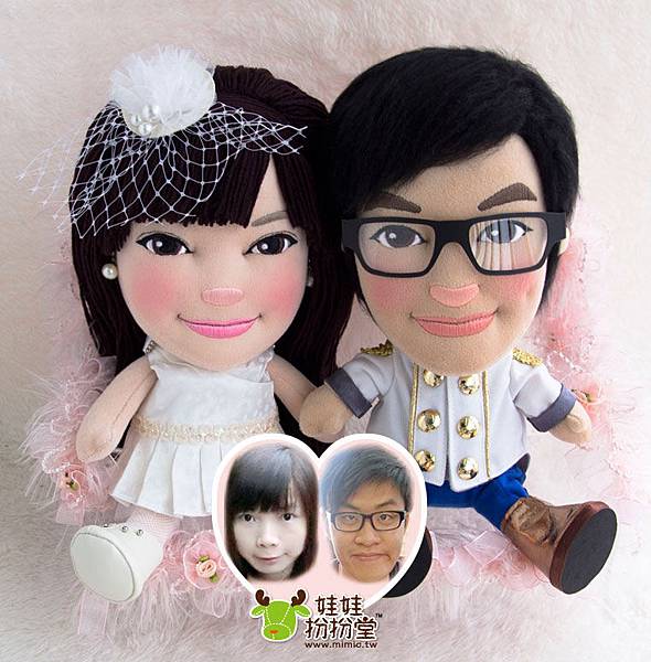 Sumi+Jais 來相訂造 情侶布公仔