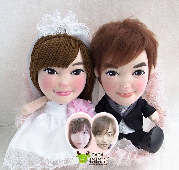 東東+秀秀- 婚禮公仔娃娃
