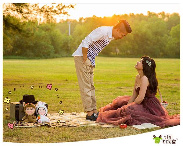 蕎蕎+朝棟 (結婚娃娃)