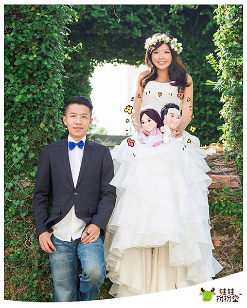 蕎蕎+朝棟 (花車公仔)