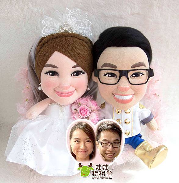 Charlie+Yoyo- 婚禮公仔娃娃