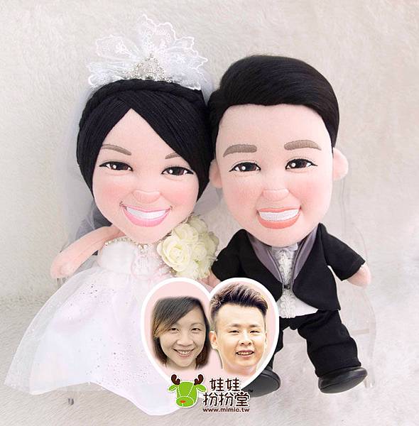 阿傑+美美- 婚禮公仔娃娃