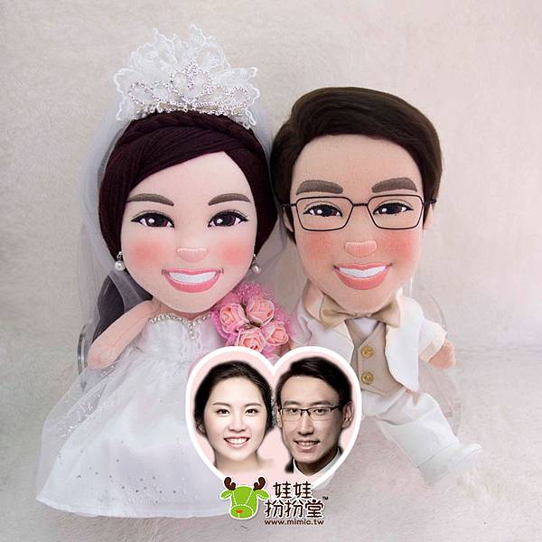 Chun+Pau 婚禮公仔