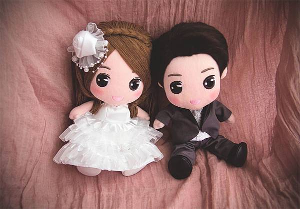 寶寶+傻豬 Q版漫畫花車公仔