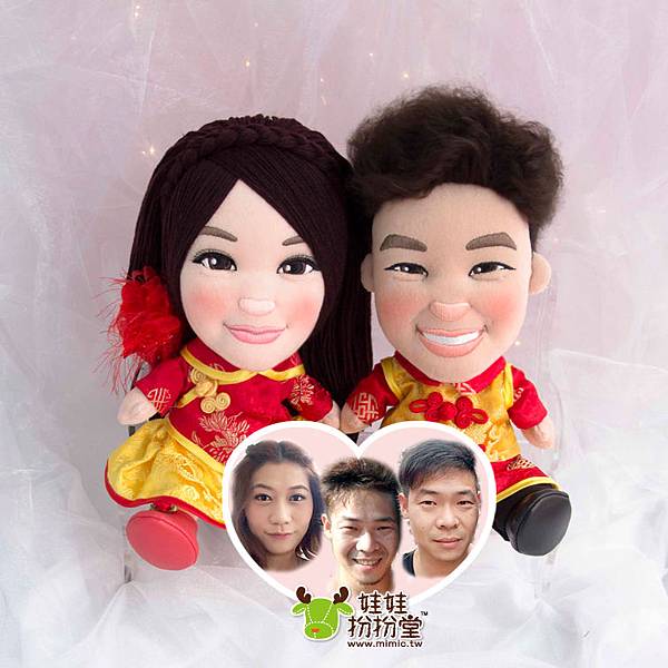 Mo+Yuki 訂製車頭公仔