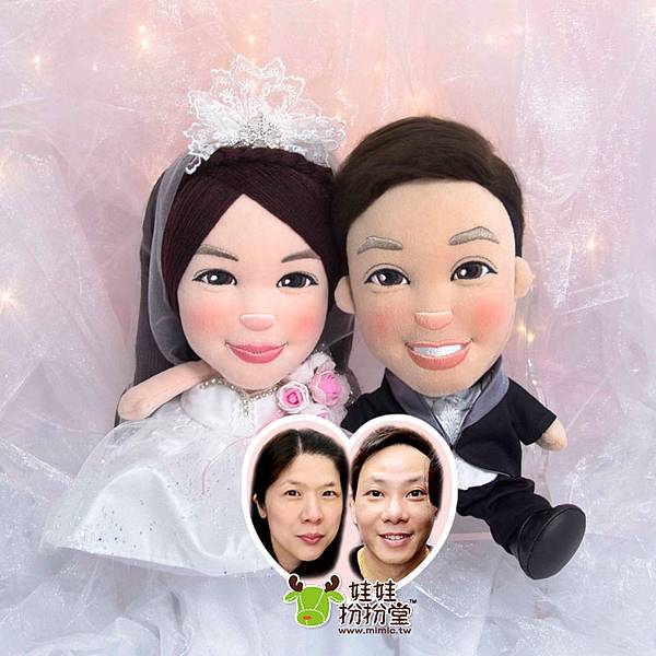 kin+mandy 婚禮公仔