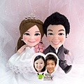 Chris+Cathy 結婚娃娃