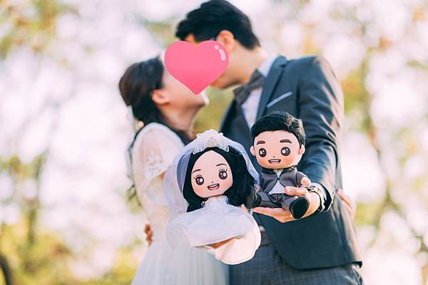 Charles+Michelle 花車公仔