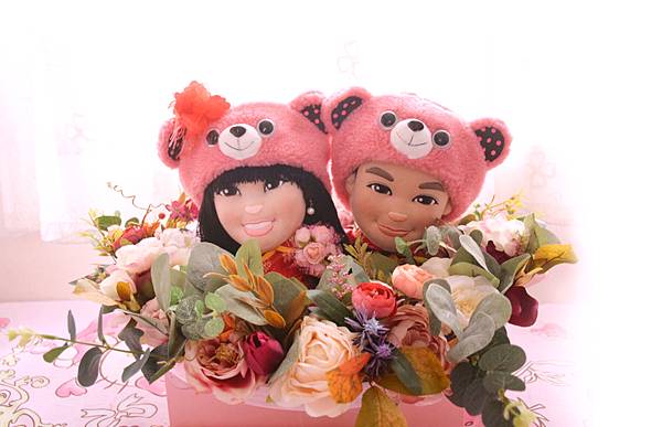 Louis+Karin 車頭公仔