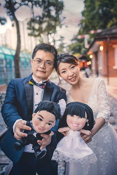 Louis+Karin 婚禮公仔
