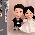 客製化結婚公仔-真人Q版-小佳蓉+小信唐娃娃