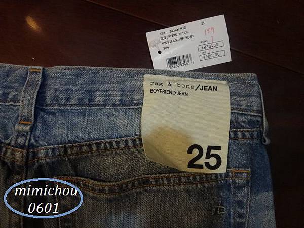 1113 Rag & bone BF jeans size25 (版大, 適合size27-28)-1.jpg