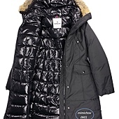 1002 Moncler black coat with fur trim 14A 37900-2.jpg