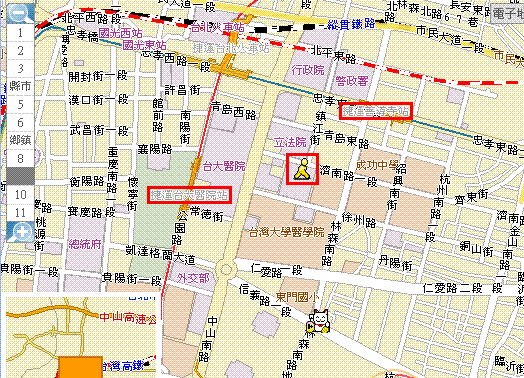 外交部領事館地圖