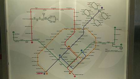 新加坡地鐵圖2015/01