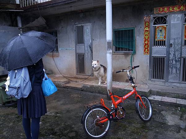 一個人旅行的高中女生