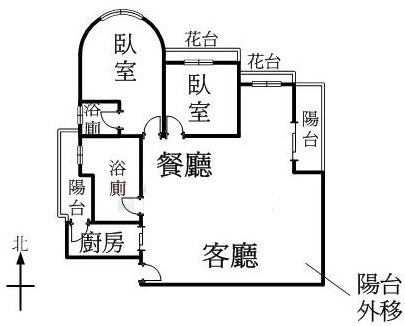 面萬壽公園二房車位格