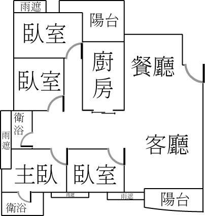 宏台閱讀大4房格