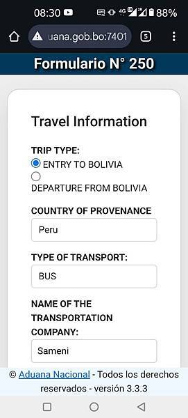 2025.07.25在洛杉磯辦玻利維亞簽證