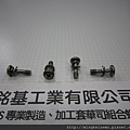 附華司螺絲SEMS SCREWS 白鐵圓頭十字螺絲套附二片華司組合M8#X15.5 STAINLESS STEEL PHILIPS HEAD SCREWS WITH SPRING+FLAT WASHERS ASSEMBLED