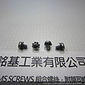 螺絲套華司 SEMS SCREWS 圓頭螺絲套外齒華司組合 M4X6 PAN HEAD SEMS SCREWS WITH (DIN 6797 A)EXTERNAL TOOTHED LOCK WASHERS 