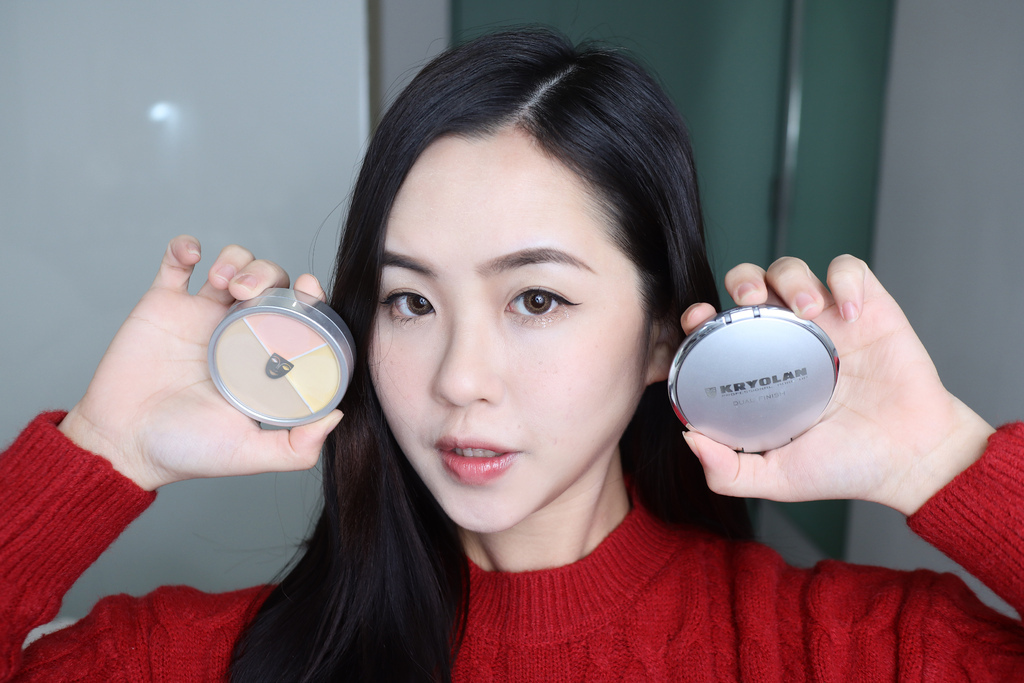 ［底妆］KRYOLAN 歌剧魅影 3D+防盗底妆 口罩偷不走的小脸妆 七秒修颜粉饼、光影三效粉霜 (29).jpg